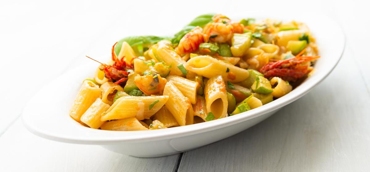 Pasta fredda gamberetti e zucchine: fresca e sfiziosa